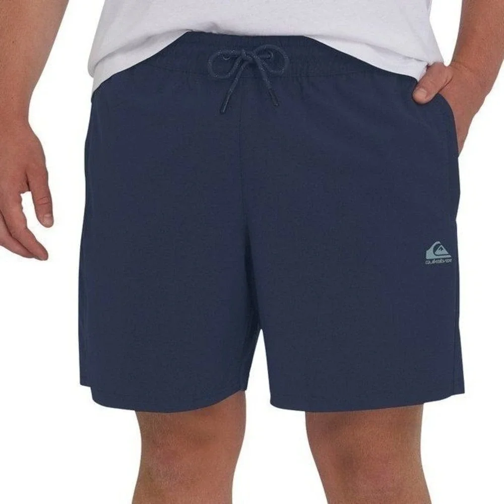 QUIKSILVER Amphibian Hybrid Shorts Sz XXL Navy Blue Pull On Swim Shorts 2XL NWT
